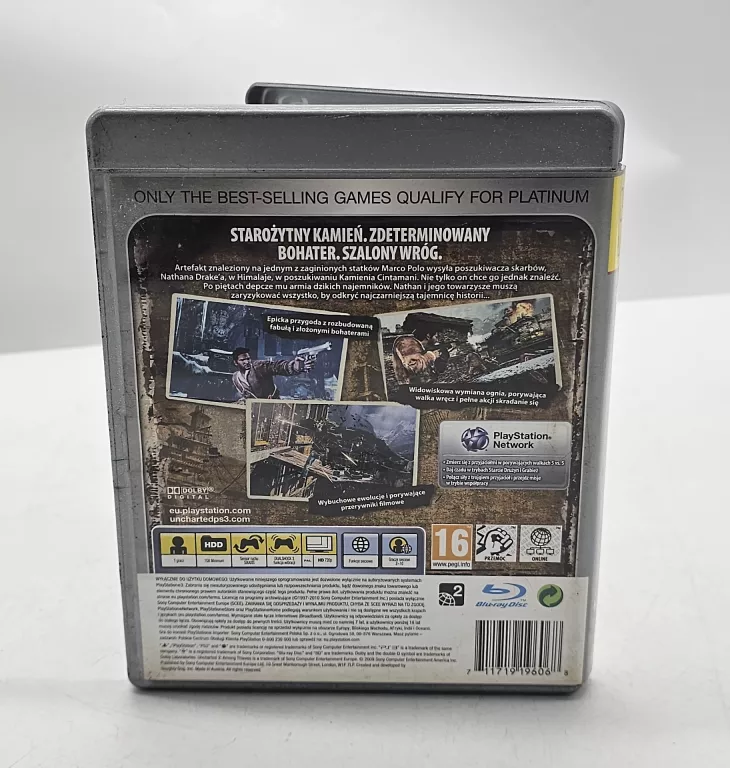 GRA PS3 UNCHARTED 2 AMONG THIEVES