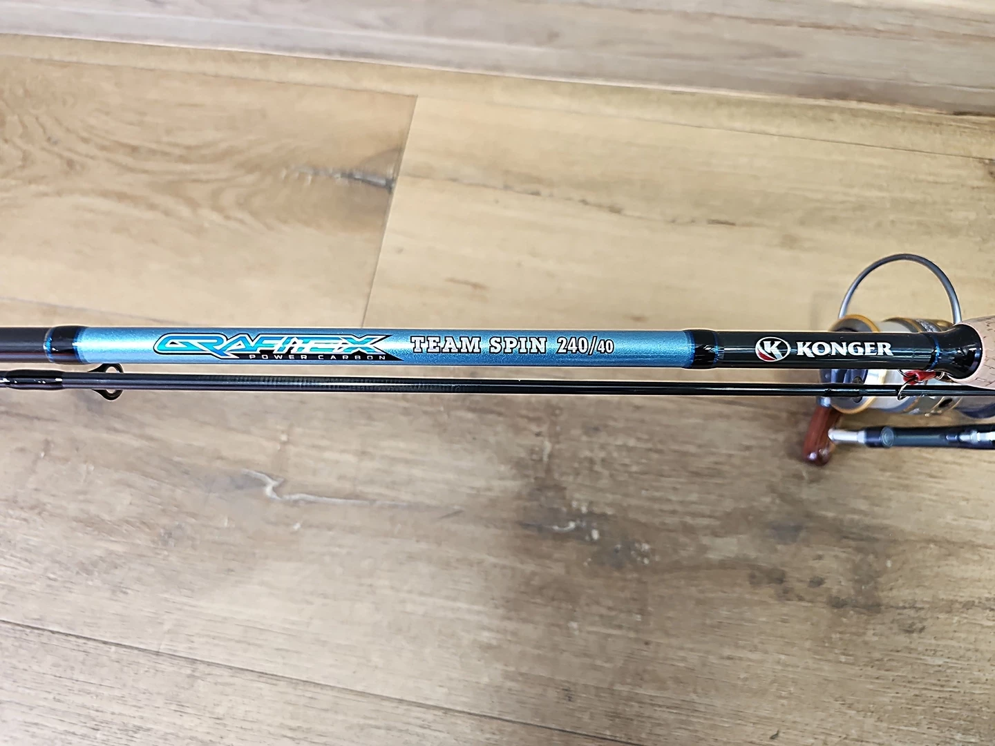 wedka-konger-grafitex-team-spin-24040-kolowrotek-miracle-fish-kfb-3000-model-spin-24040