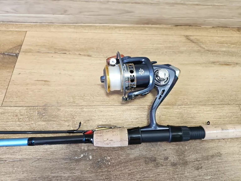 WĘDKA KONGER GRAFITEX TEAM SPIN 240/40 + KOŁOWROTEK MIRACLE FISH KFB 3000