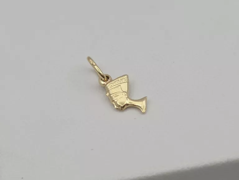 ZŁOTA ZAWIESZKA NEFRETETE - 585 14K 0,51G