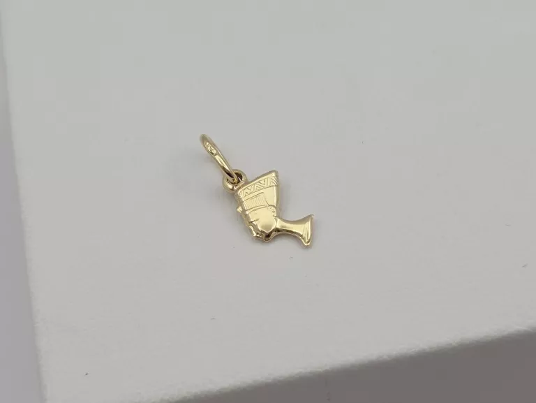 ZŁOTA ZAWIESZKA NEFRETETE - 585 14K 0,51G