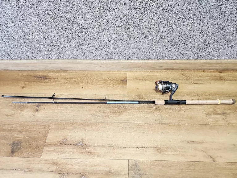 WĘDKA KONGER GRAFITEX TEAM SPIN 240/40 + KOŁOWROTEK MIRACLE FISH KFB 3000