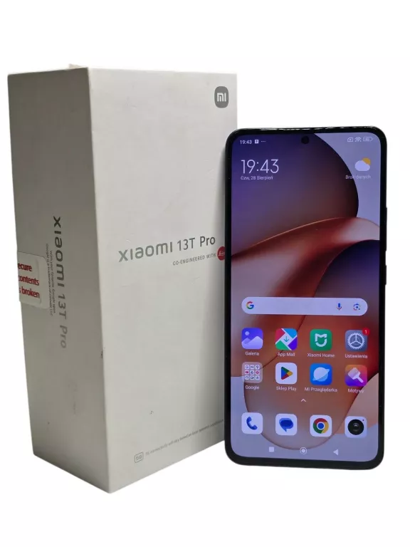 SMARTFON XIAOMI 13T PRO 12 GB RAM 512 GB 144HZ