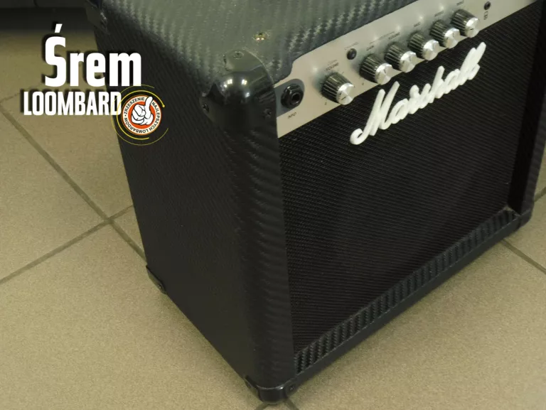 WZMACNIACZ GITAROWY MARSHALL MG15CF, KABEL