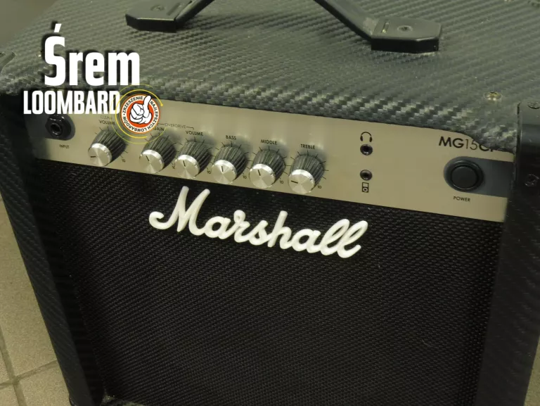 WZMACNIACZ GITAROWY MARSHALL MG15CF, KABEL