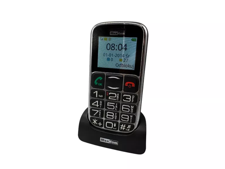 TELEFON MAXCOM + ŁADOWARKA