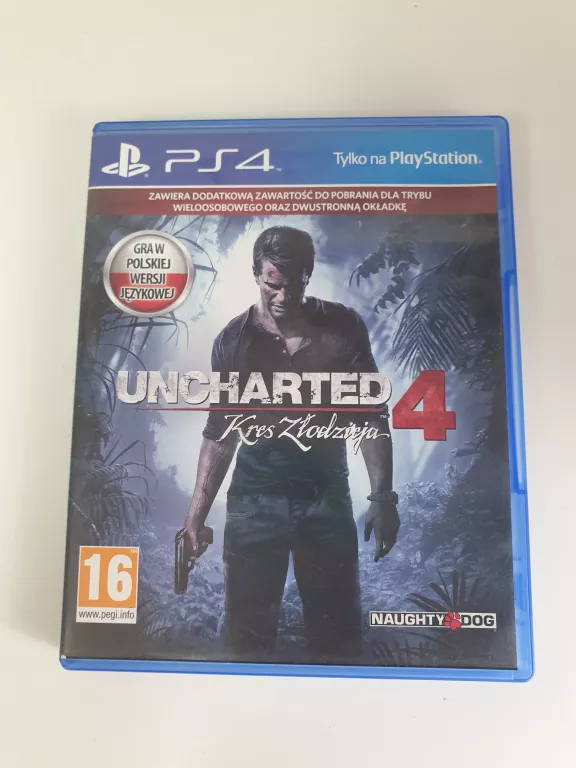 GRA NA PS4 - UNCHARTED 4 KRES ZŁODZIEJA