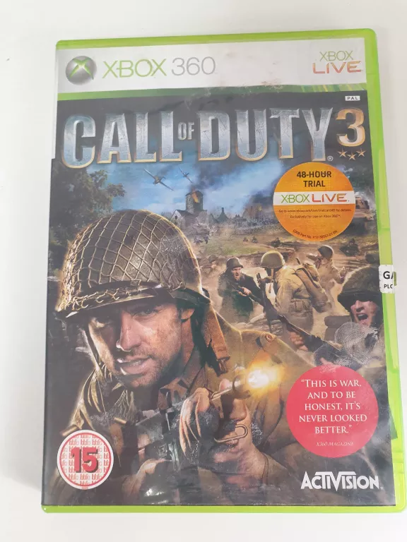 GRA NA XBOX 360 CALL OF DUTY 3