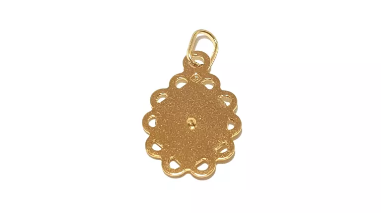 ZŁOTA ZAWIESZKA MATKA BOSKA PR585 0,88G 1,2X1,7CM