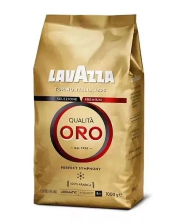 KAWA ZIARNISTA ARABICA LAVAZZA QUALITA ORO 1000 G ORYGINALNA