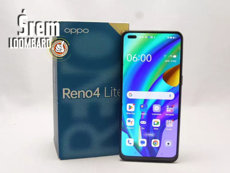 TELEFON OPPO RENO 4 LITE 8GB/128GB, KPL, DB STAN!
