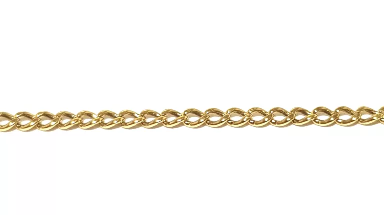 ZŁOTY ŁAŃCUSZEK SPLOT SKRĘCONA PANCERKA PR750 DŁ 60CM 3,45G