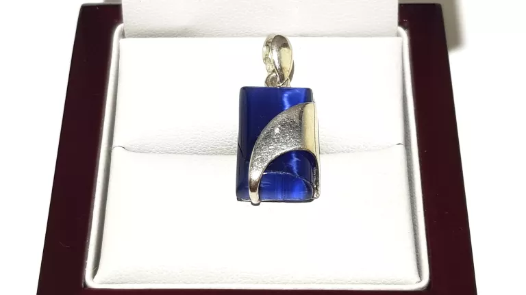 SREBRNE KOLCZYKI Z ZAWIESZKĄ (ZAWIESZKA 2X1CM,KOLCZYKI 1,5X1CM)PR925 6,30G