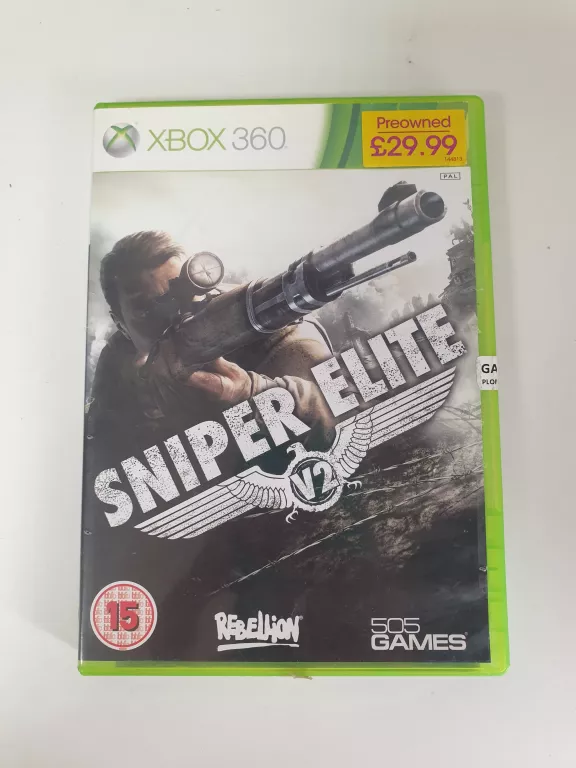 GRA NA XBOX 360 SNIPER ELITE V2