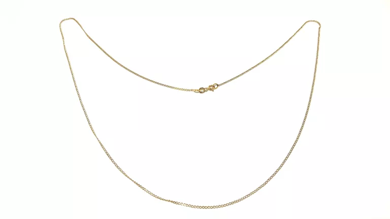 ZŁOTY ŁAŃCUSZEK SPLOT SKRĘCONA PANCERKA PR750 DŁ 60CM 3,45G