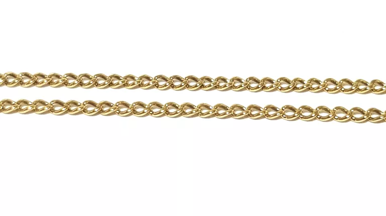 ZŁOTY ŁAŃCUSZEK SPLOT SKRĘCONA PANCERKA PR750 DŁ 60CM 3,45G