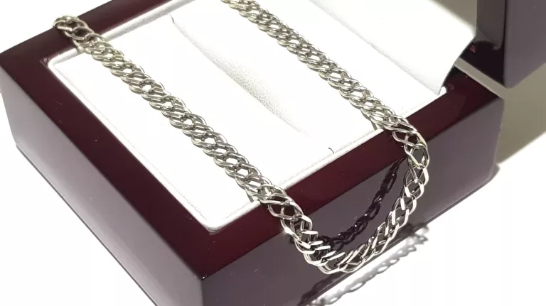 SREBRNY ŁAŃCUSZEK SPLOT ROMBO 7,54G PR925 54CM