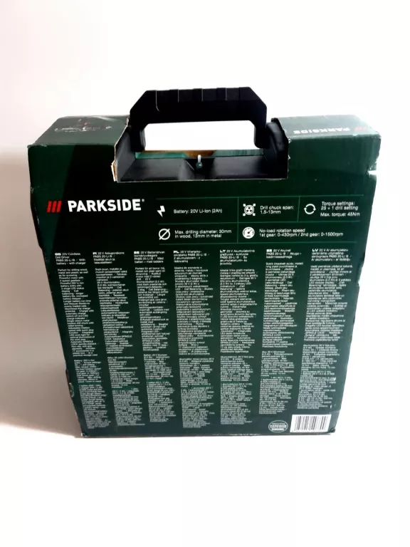 PARKSIDE WIERTARKO-WKRĘTARKA PABS 20-LI I9
