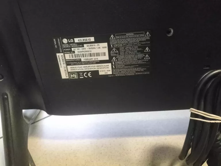 TELEWIZOR LG 42LB5610 BEZ PILOTA
