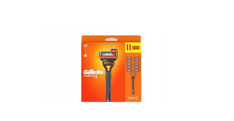 GILLETTE FUSION5, MASZYNKA DO GOLENIA DLA MĘŻCZYZN, 1 MASZYNKA, 11OSTRZY