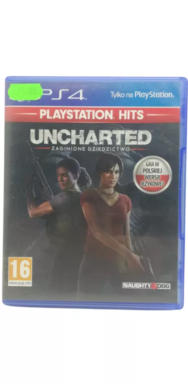 UNCHARTED ZAGINIONE DZIEDZICTWO [PS4]