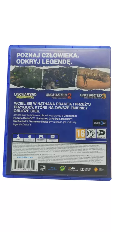 UNCHARTED KOLEKCJA NATHANA DRAKE [PS4]