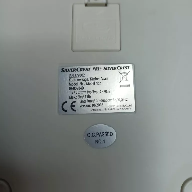WAGA SILVER CREST CR2032