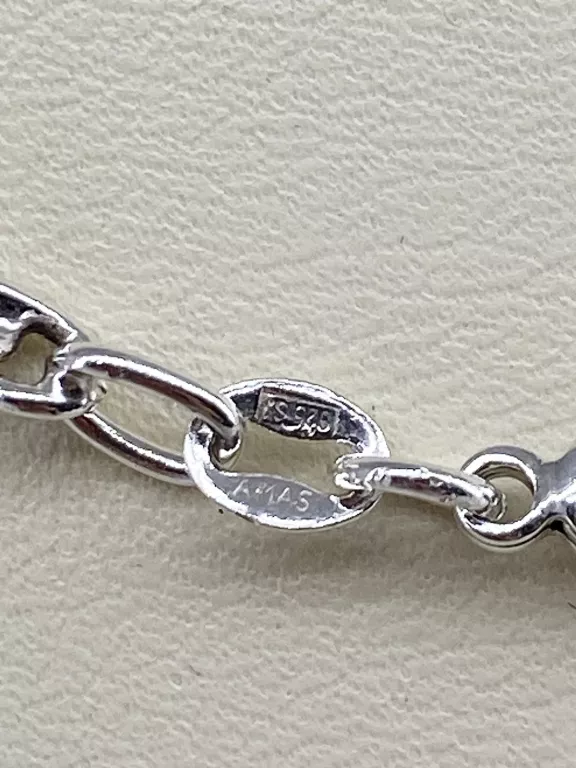 SREBRNY GRUBY ŁAŃCUSZEK SPIGA 19,96G /  PR925