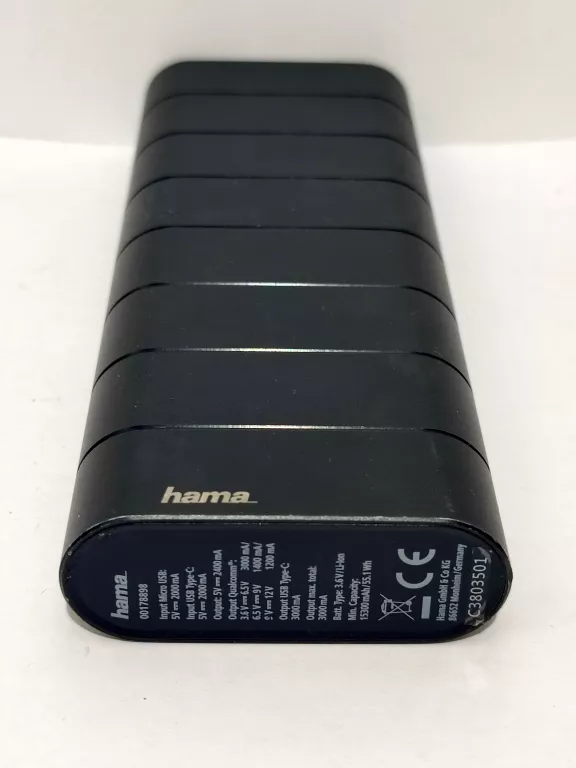 POWERBANK HAMA 15600 MAH FAST CHARGE