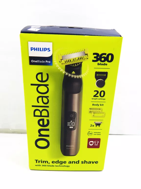 ONEBLADE PRO 360 TRYMER GOLARKA DO ZAROSTU MASZYNKA DO BRODY CIAŁA PHILIPS