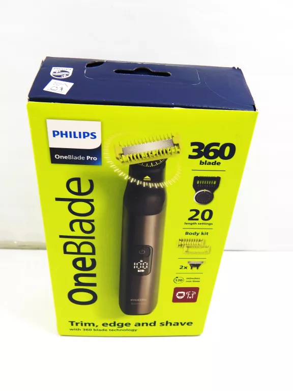 ONEBLADE PRO 360 TRYMER GOLARKA DO ZAROSTU MASZYNKA DO BRODY CIAŁA PHILIPS