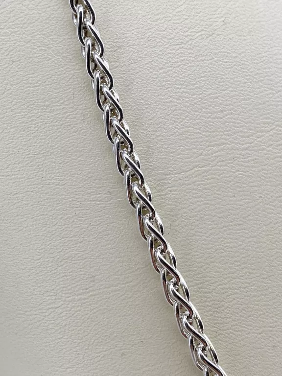 SREBRNY GRUBY ŁAŃCUSZEK SPIGA 19,96G /  PR925