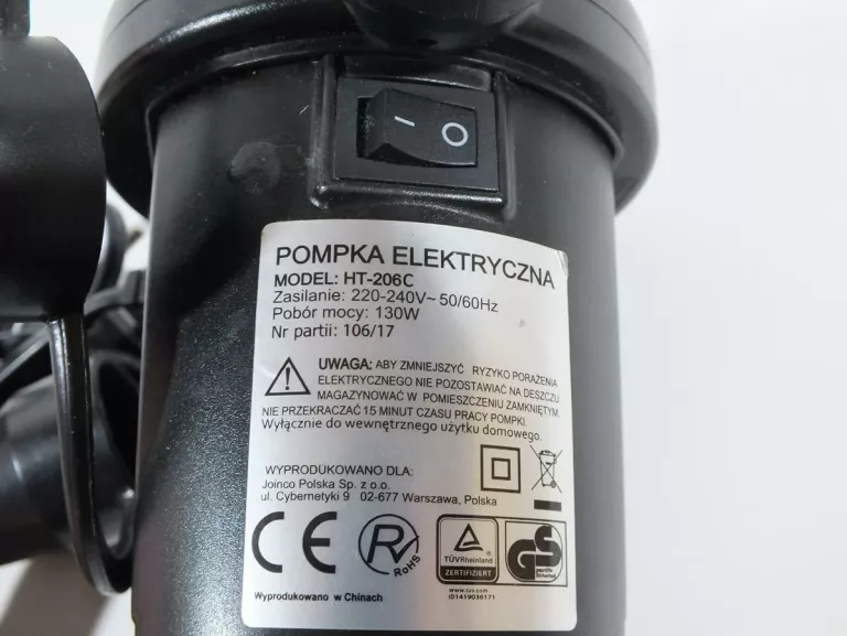 POMPKA ELEKTRYCZNA HT-206C
