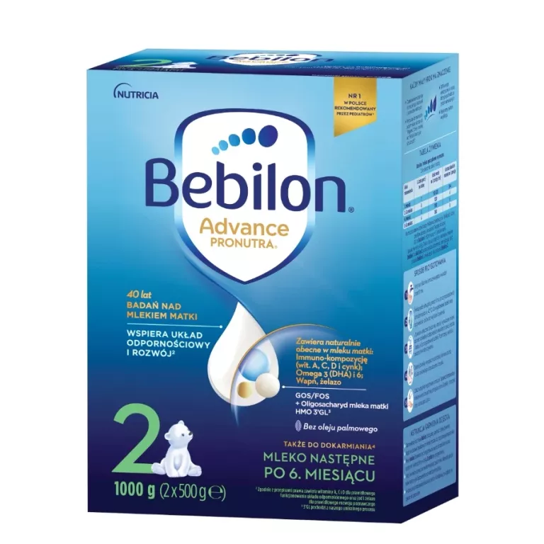 MLEKO MODYFIKOWANE BEBILON 2 ADVANCE PRONUTRA 1000 G