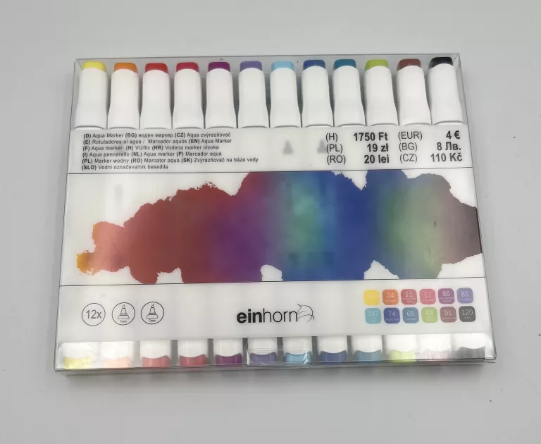 EINHORN MARKERY WODNE 12SZT