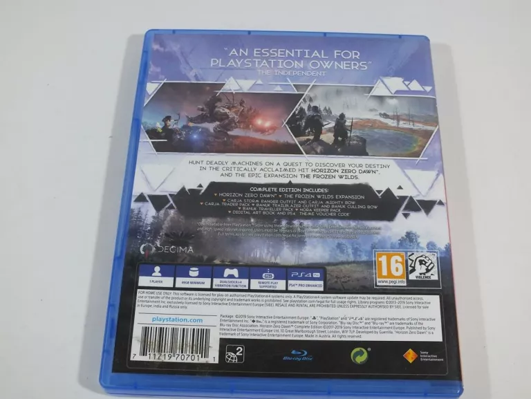 HORIZON ZERO DAWN COMPLETE EDITION PS4