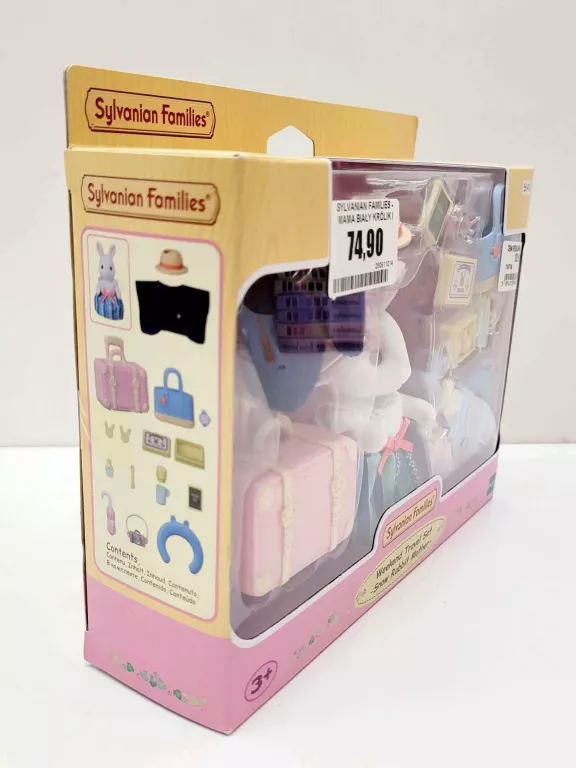 PRZYJĘCIE URODZINOWE ZESTAW Z FIGURKĄ SYLVANIAN FAMILIES -BIAŁY KRÓLIK