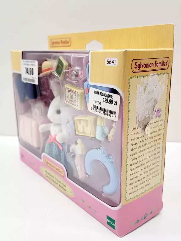 PRZYJĘCIE URODZINOWE ZESTAW Z FIGURKĄ SYLVANIAN FAMILIES -BIAŁY KRÓLIK
