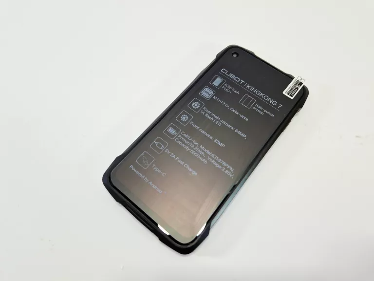 SMARTFON CUBOT KING KONG 7 8 GB / 128GB GB 4G (LTE) CZARNY