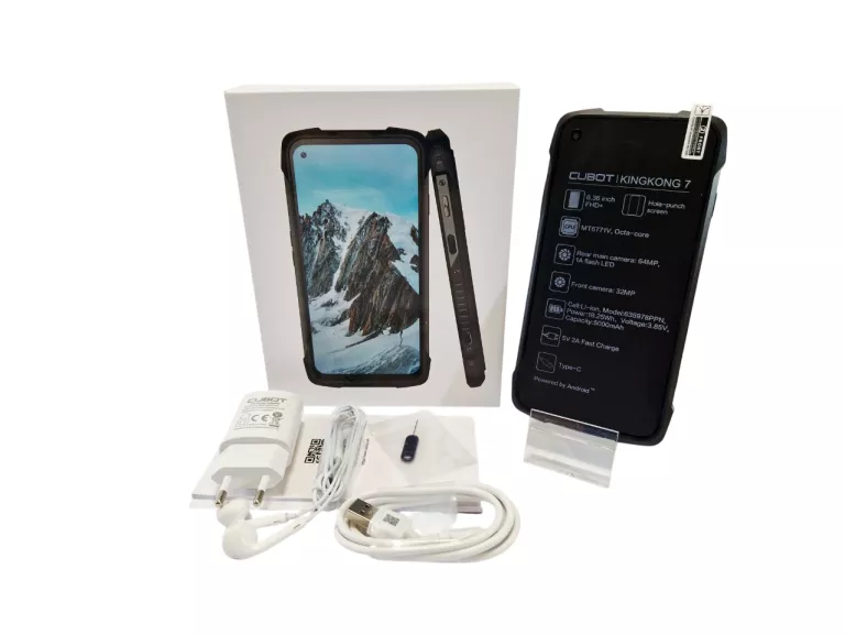 SMARTFON CUBOT KING KONG 7 8 GB / 128GB GB 4G (LTE) CZARNY