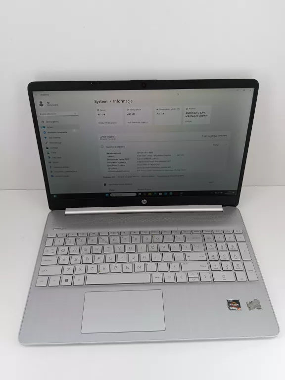 LAPTOP HP 15S-EQ RYZEN 3 5300U 16GB 512GB SSD