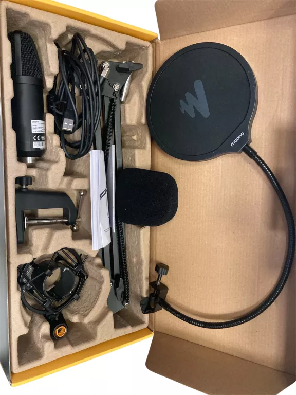 MIKROFON ZE STATYWEM MAONO AU-A04E
