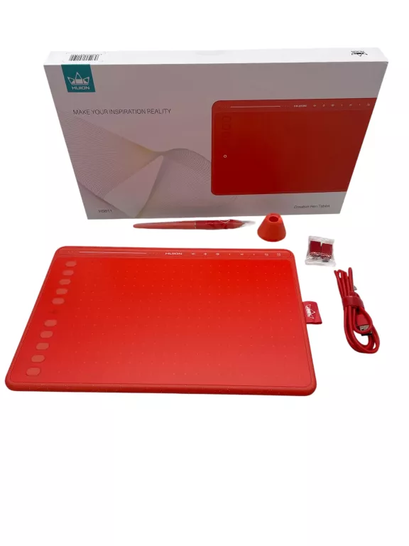 TABLET GRAFICZNY HUION HS611 RED / STAN BDB