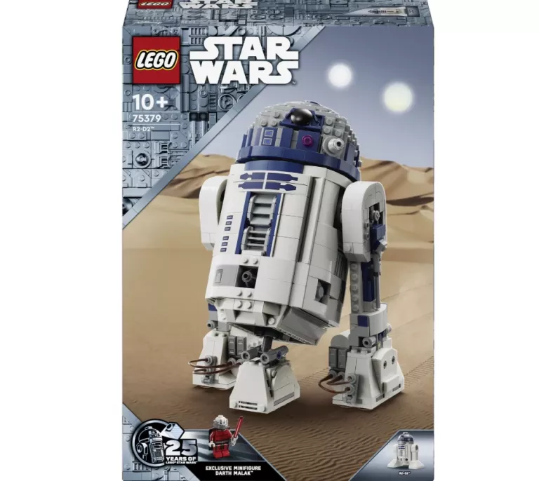 GABLOTA Z TŁEM BLACKED BRICK DO LEGO 75398, 75379 STAR WARS - C-3PO & R2-D