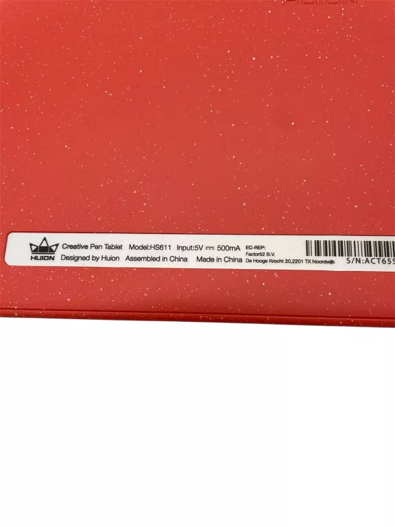tablet-graficzny-huion-hs611-red-stan-bdb-model-hs611