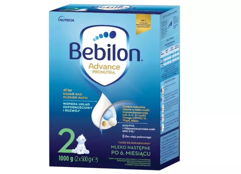 BEBILON 2 ADVANCE PRONUTRA MLEKO NASTĘPNE 1000 G