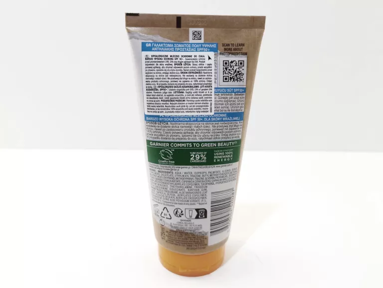 GARNIER AMBRE SOLAIRE MLECZKO DO CIAŁA SPF50+ 175 ML