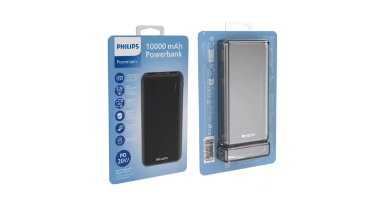 POWERBANK PHILIPS 10000MAH 20W DLP1812PB