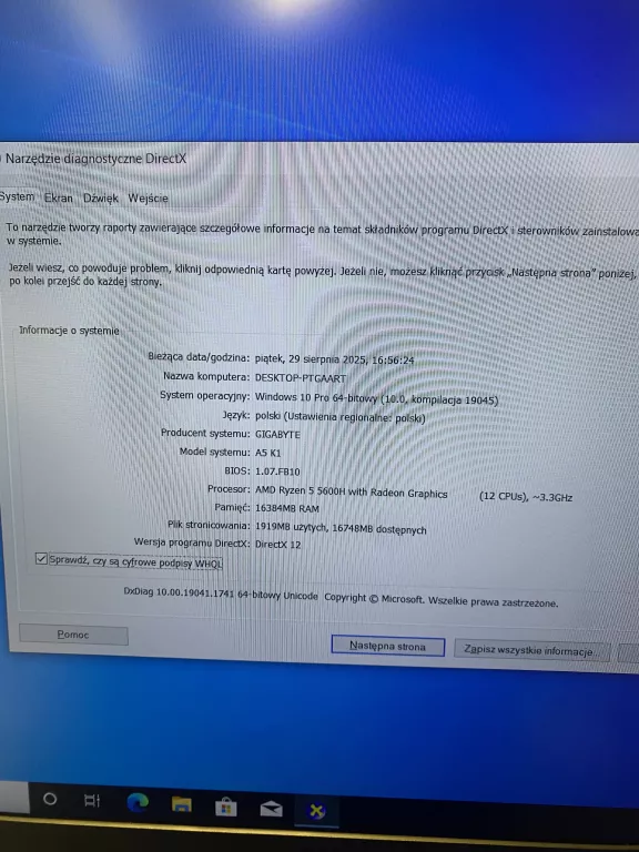 LAPTOP GIGABYTE A5 R5-5600H 16GB 512SSD RTX3060 144HZ