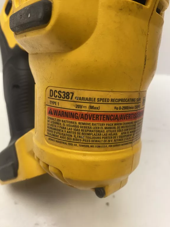 PIŁA SZABLASTA DEWALT DCS367